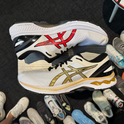 Asics Gel Kayano 27 'White Golden Red' (Second hand)