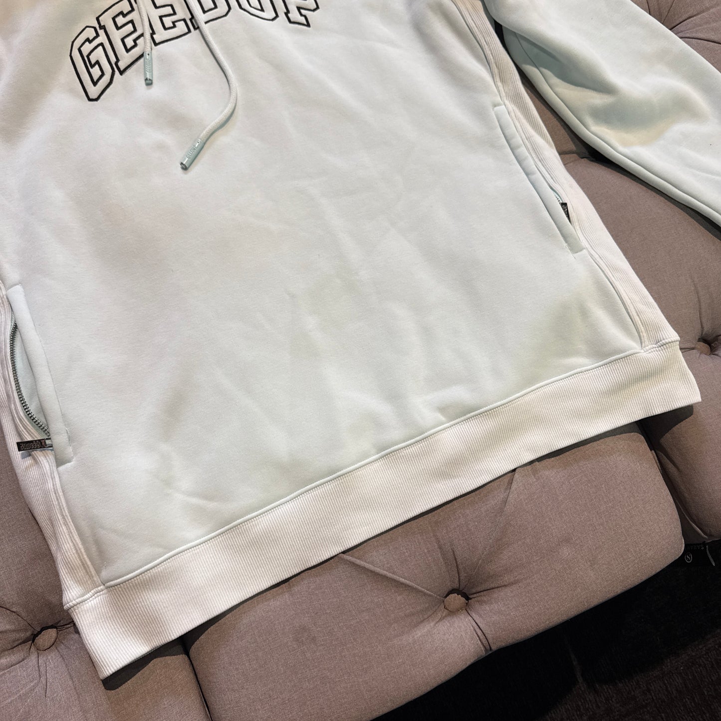 Geedup Proud Logo Hoodie 'Teal Black' (Second hand)