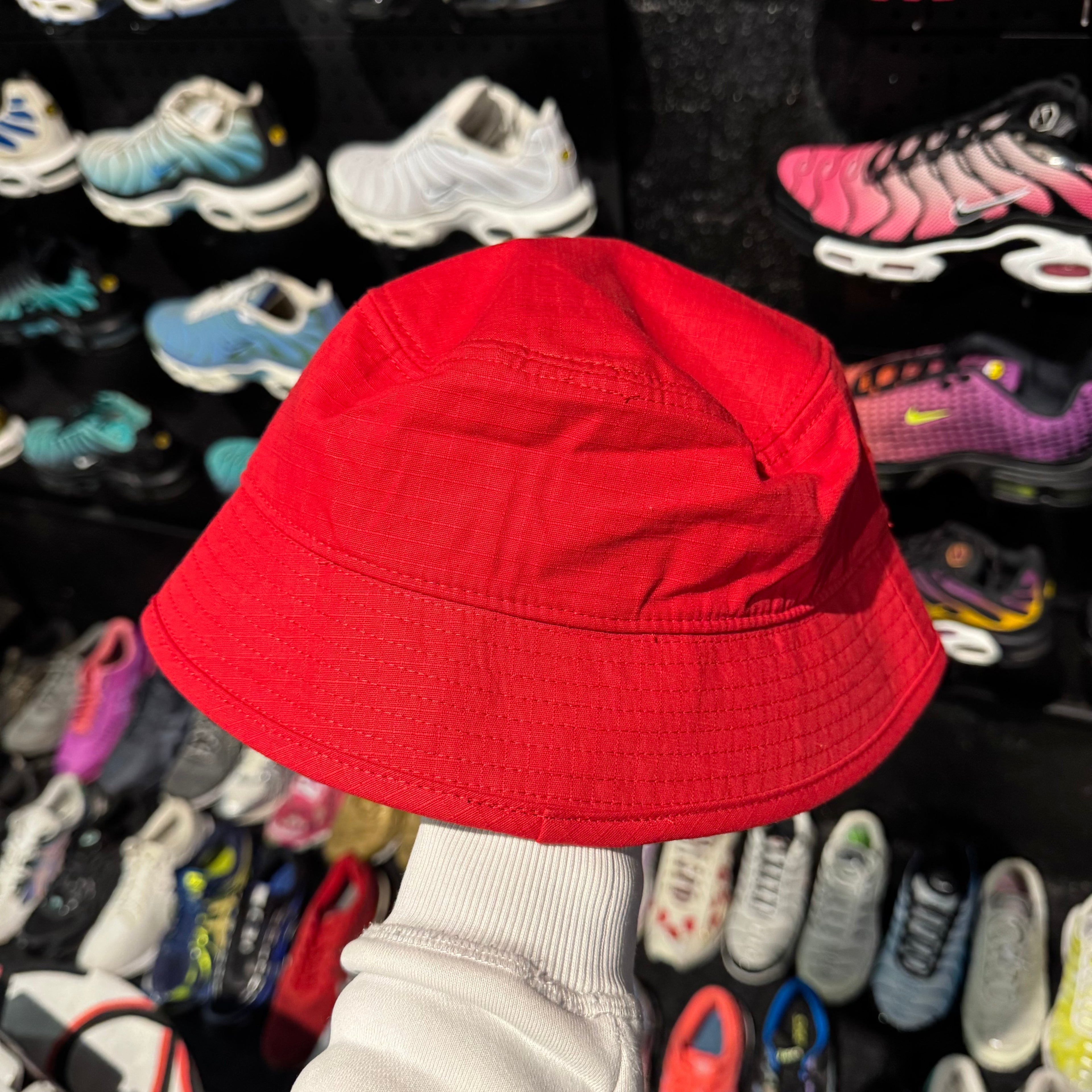 Geedup Core Logo Ripstop Bucket Hat 'Red' (Brand New)