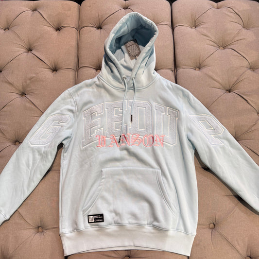 Geedup X Vanson Team Logo Hoodie 'Light Blue' (Brand New)
