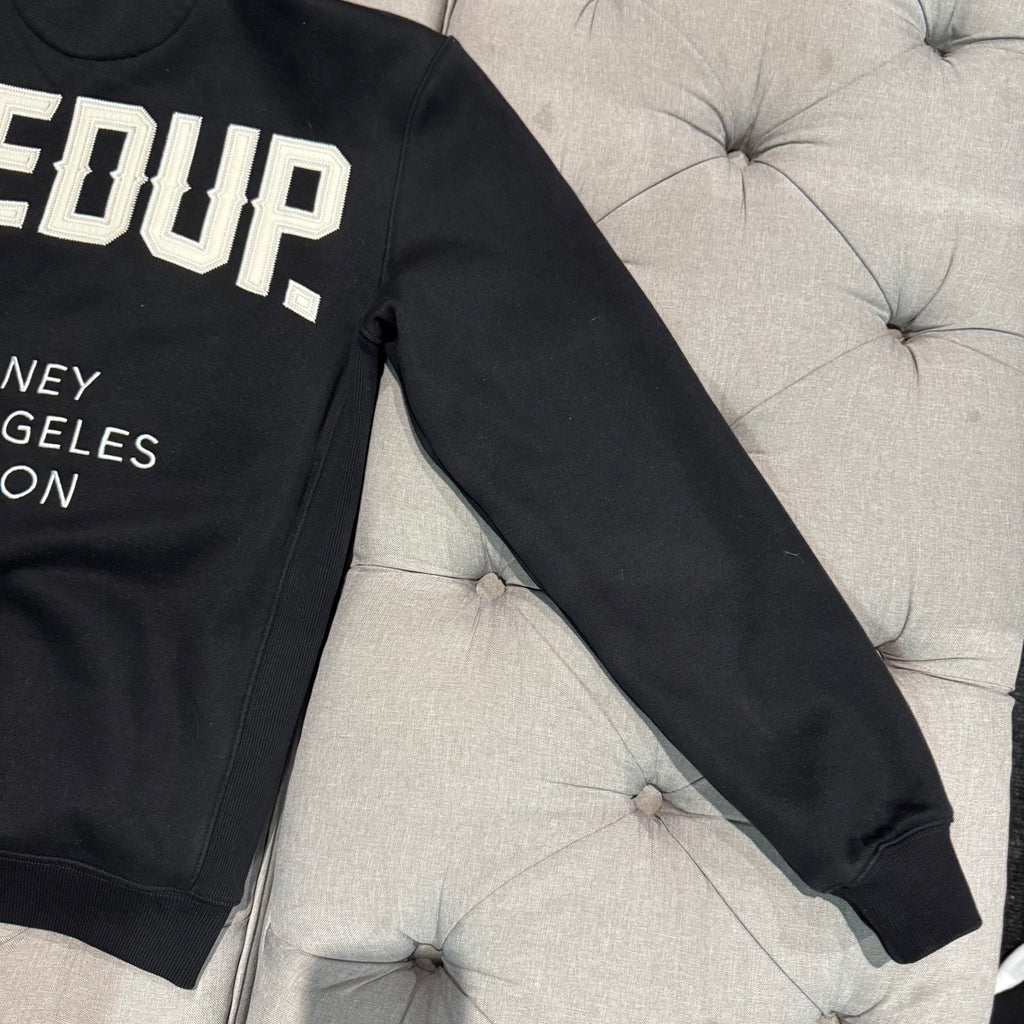 Geedup Cities Hoodie 'Black White' (Second hand)