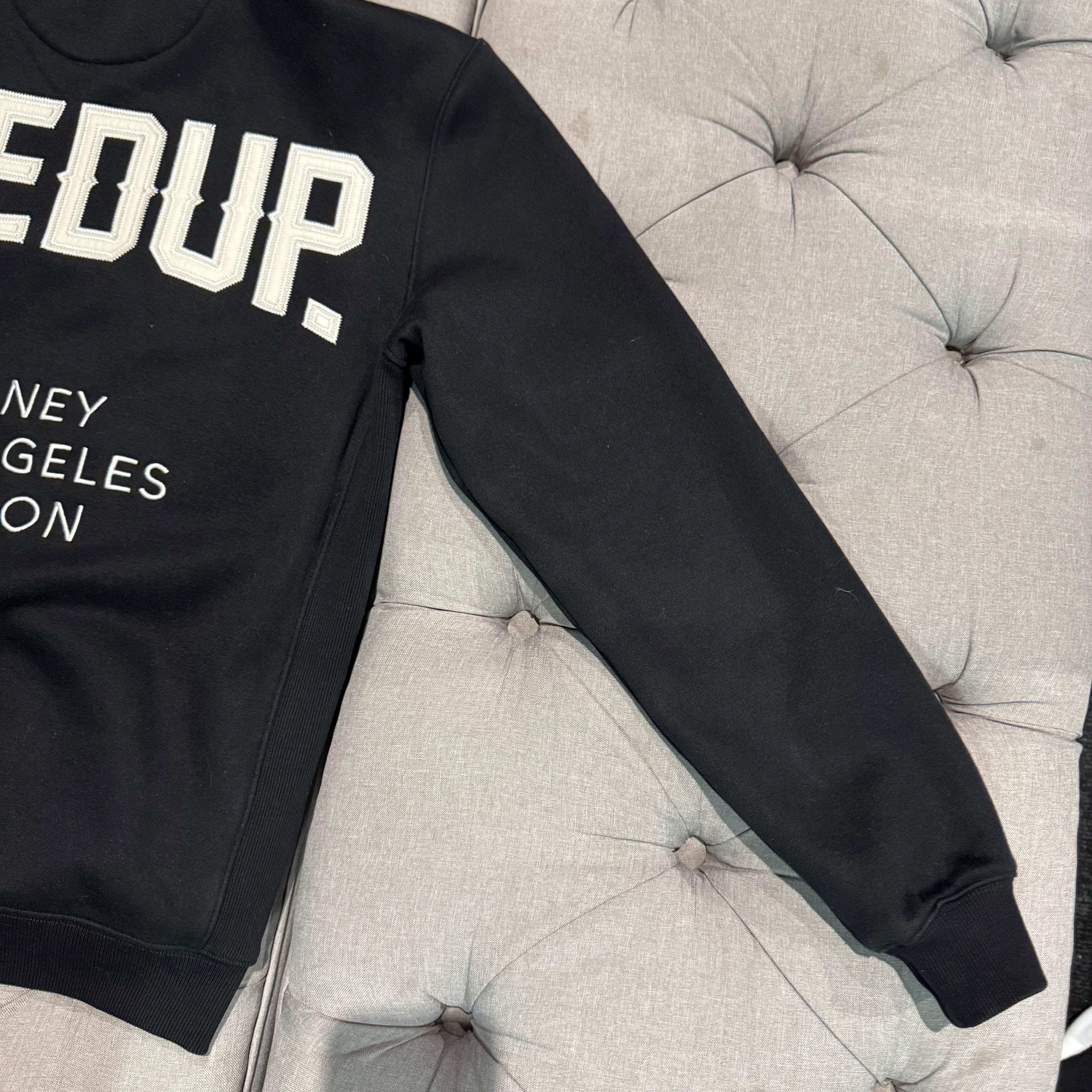 Geedup Cities Hoodie 'Black White' (Second hand)