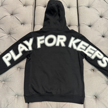 Geedup Play For Keeps Hoodie 'Black White' (Second hand)