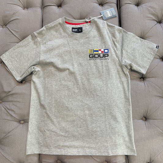 Geedup Sportsman Flag T-Shirt 'Grey' (Second hand)