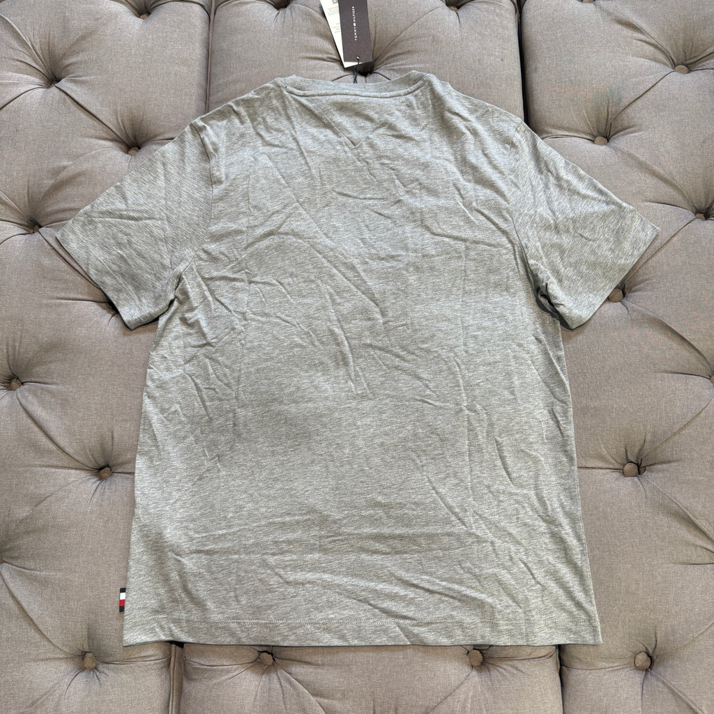 Tommy Hilfiger Regular Fit Arch Logo T-shirt 'Grey Navy White'