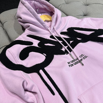 Geedup Handstyle Hoodie 'Lavender Black' (Second hand)