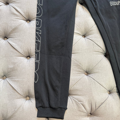 Geedup PFK Nylon Track Pants 'Black Grey' (Second hand)
