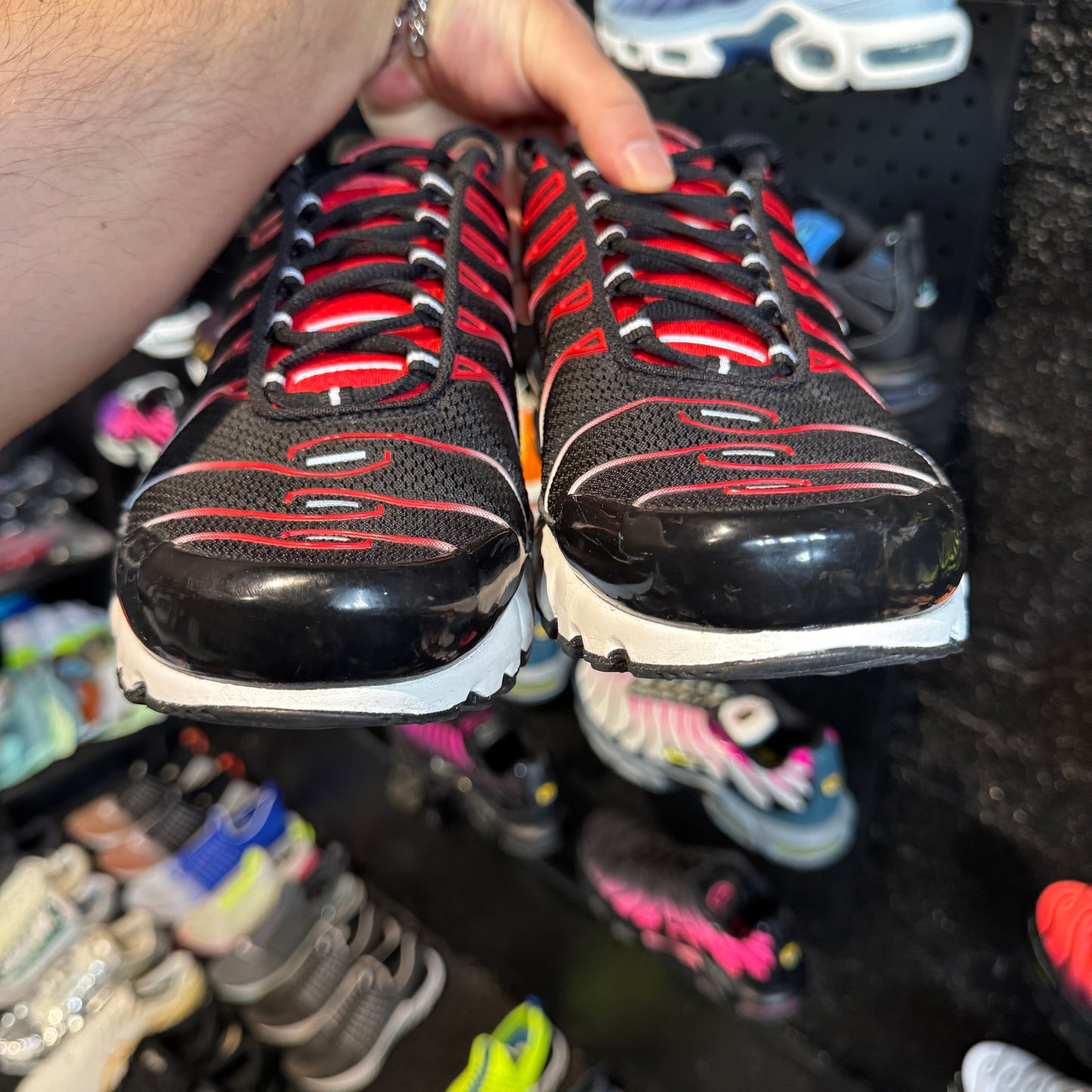 Nike Air Max Plus 'TN' Black White University Red (Second hand)