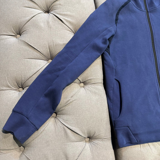 Asics Fleece Jacket Hoodie 'Navy' (Second hand)