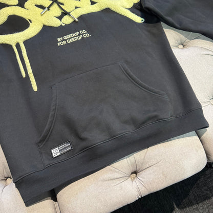Geedup Handstyle Hoodie 'Black Sorbet' (Second hand)