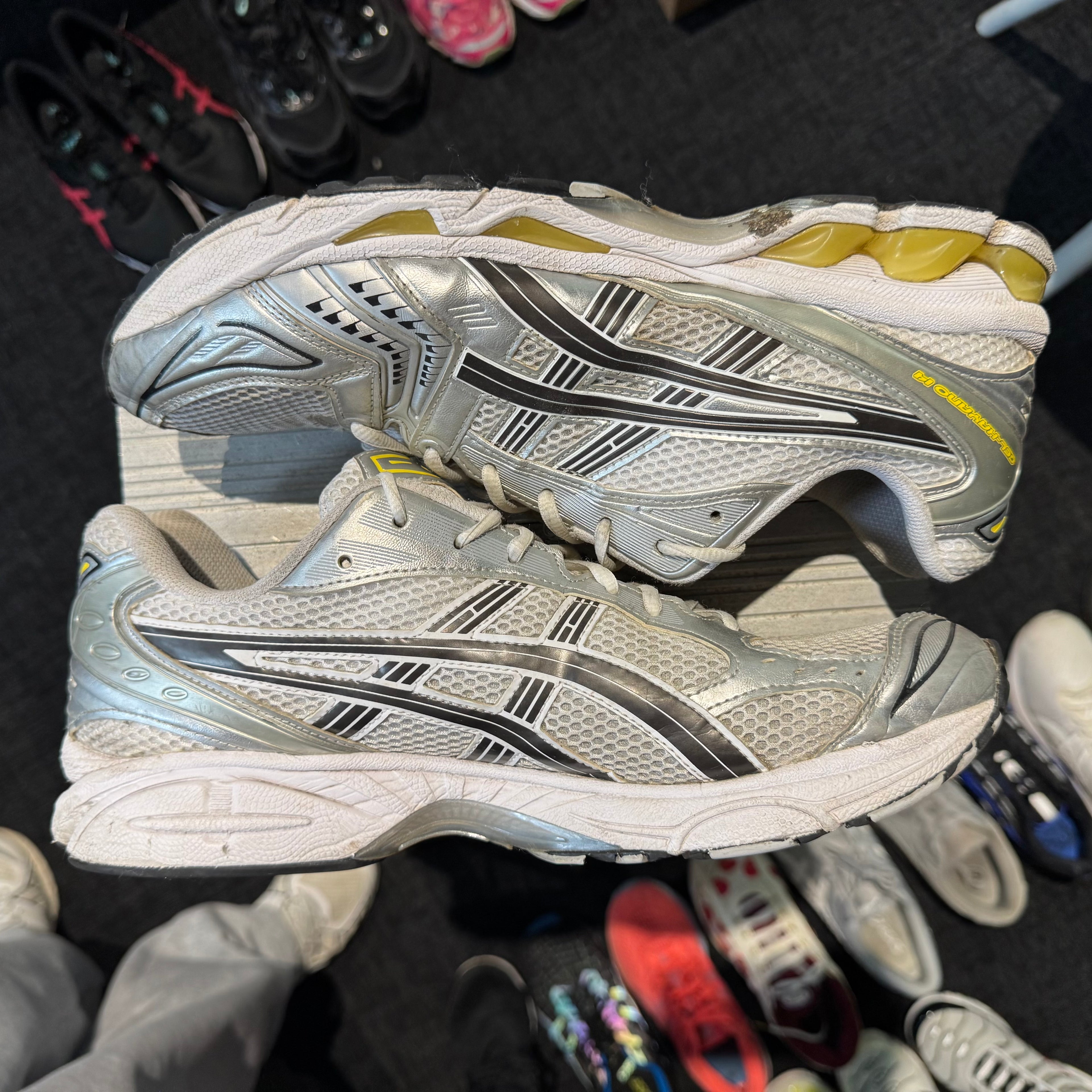 Asics Gel Kayano 14 'White Taichi Yellow' (Second hand)