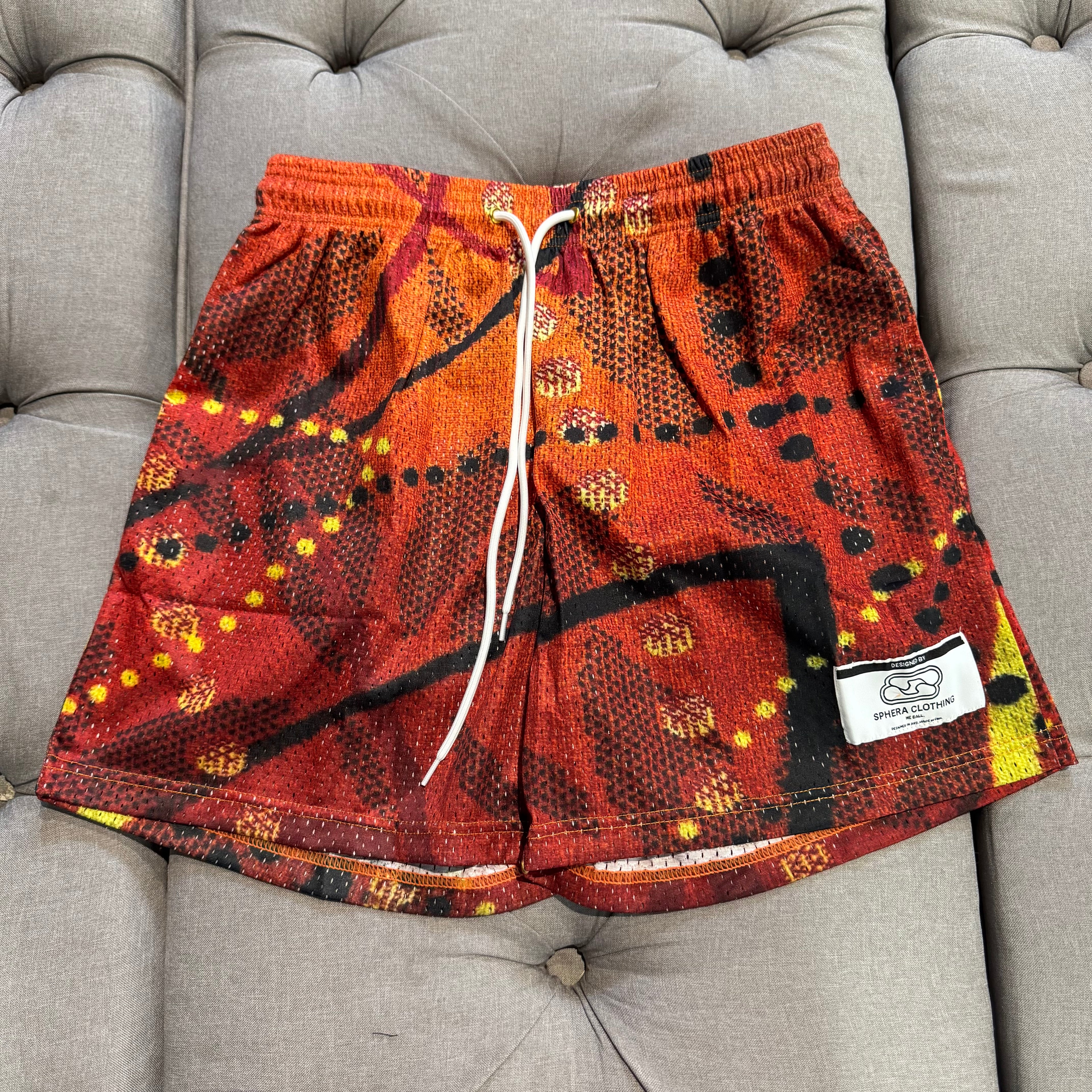 Sphera Mesh Shorts 'Melbourne Tram Seat' (Brand New)