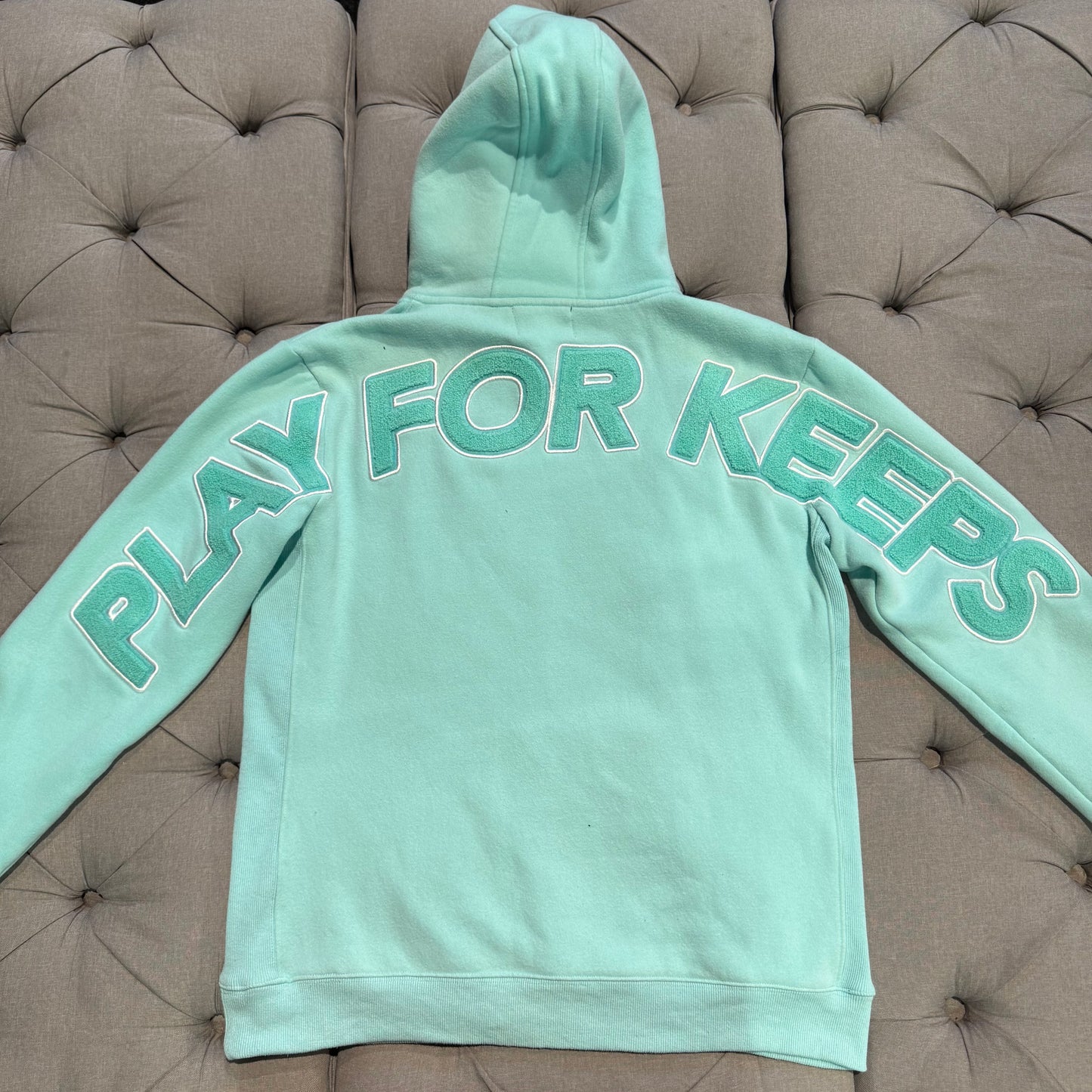 Geedup Play For Keeps Hoodie 'Teal' (Second hand)