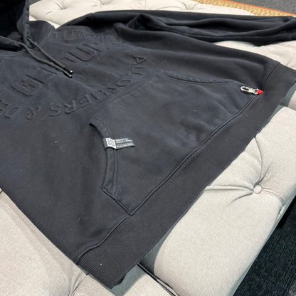 Geedup Embossed Logo Hoodie 'Black' (Second hand)