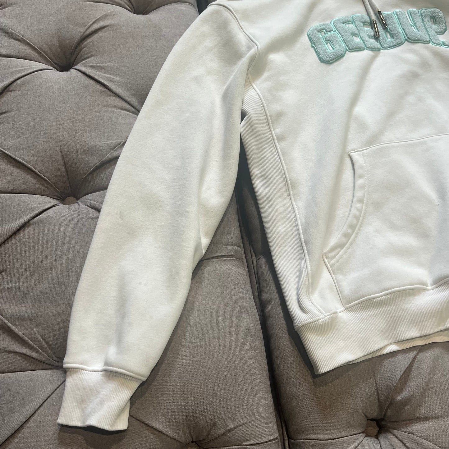 Geedup Play For Keeps Hoodie 'Bone Teal' (Second hand)