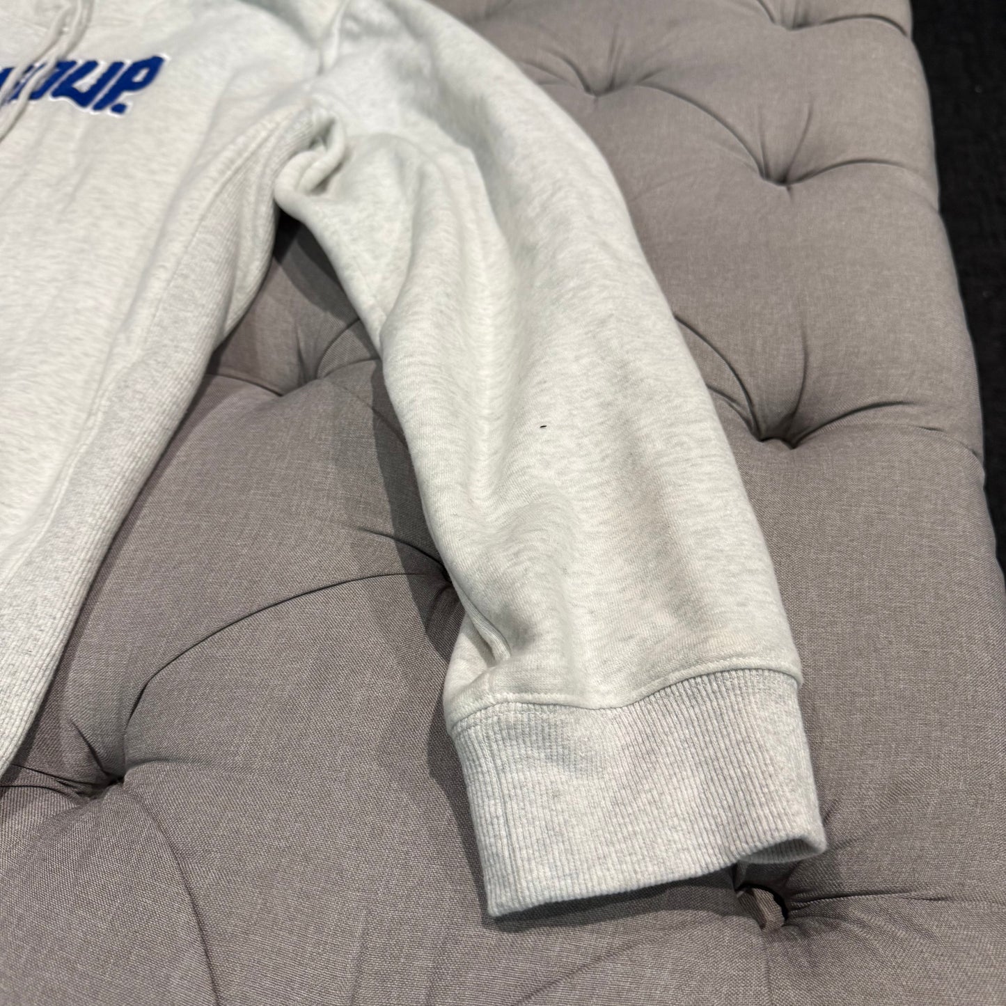 Geedup Play For Keeps Hoodie 'White Marle Blue' (Second hand)