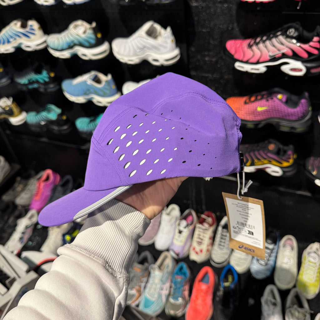 Asics Ultra Lightweight Reflective Running Cap 'Edo Purple' (Brand New)