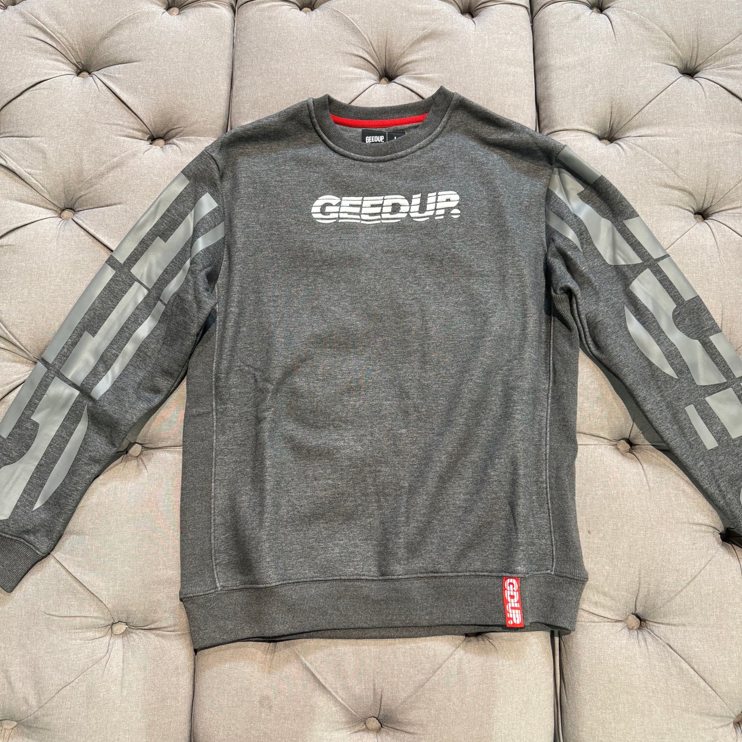 Geedup Sportsman Crewneck 'Asphalt Grey' 2.0 (Brand New)
