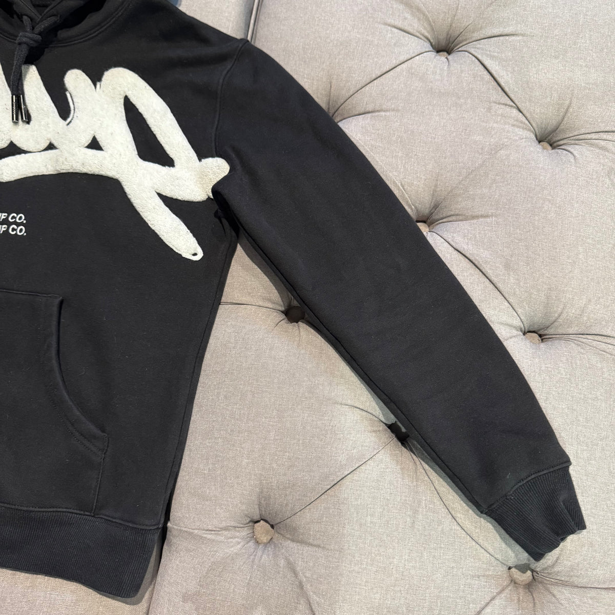 Geedup Handstyle Hoodie 'Black White' (Second hand)