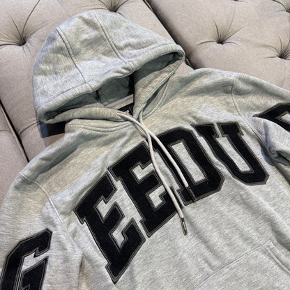 Geedup Team Logo Hoodie 'Grey Black' (Second hand)
