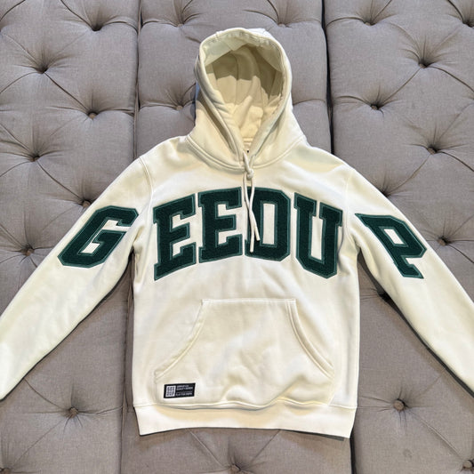 Geedup Team Logo Hoodie 'Cream Green' (Second hand)