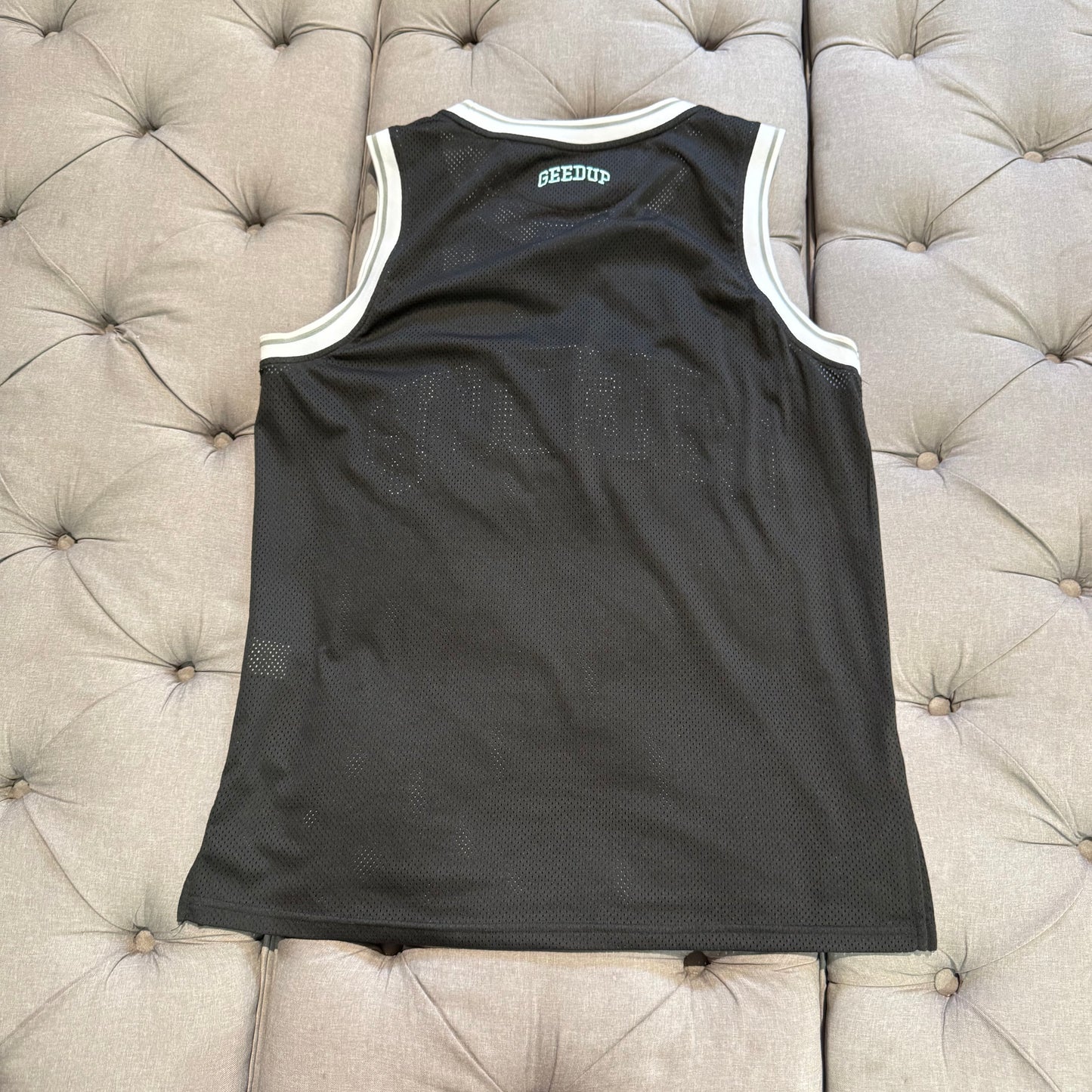 Geedup Team Logo Jersey 'Black Teal' (Second hand)
