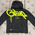 Geedup Handstyle Hoodie 'Black Hyper Yellow' (Second hand)