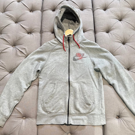 Nike Zip Up Jacket 'Grey Pink' logo (Second hand)