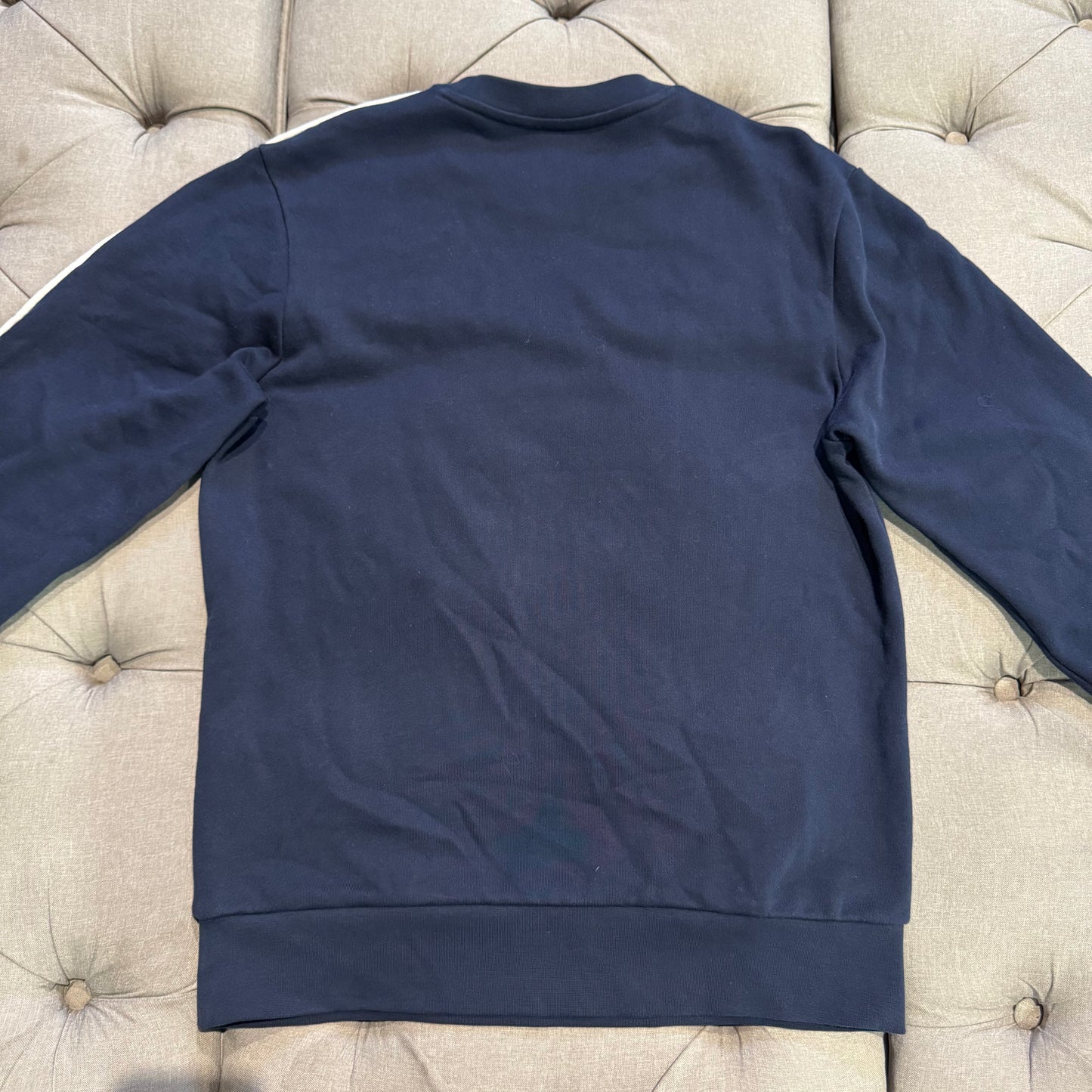 Lacoste Tape Crewneck Sweatshirt 'Navy Blue' (Second hand)