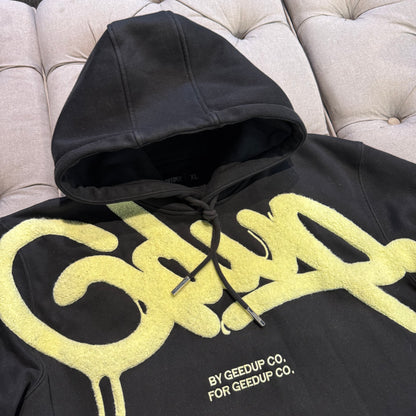 Geedup Handstyle Hoodie 'Black Sorbet' (Second hand)