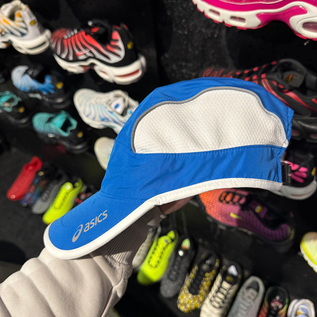 Asics Multi Pannel Reflective Cap 'Blue White' (Second hand)