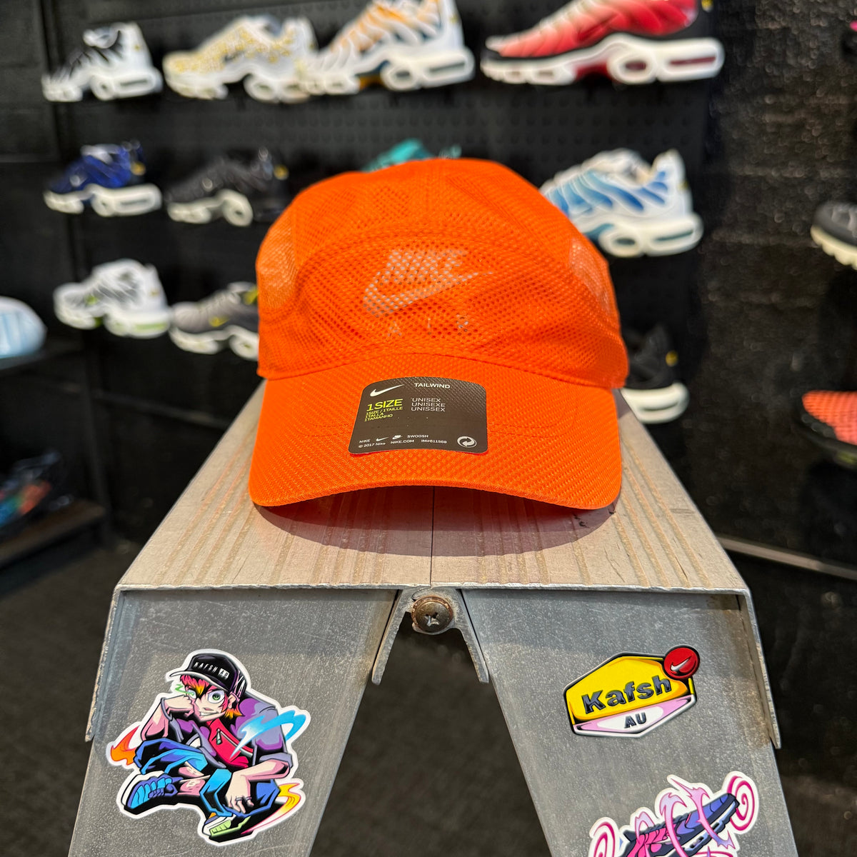 Nike Full Mesh Tailwind Dri-fit Cap 'Orange' (Brand New)
