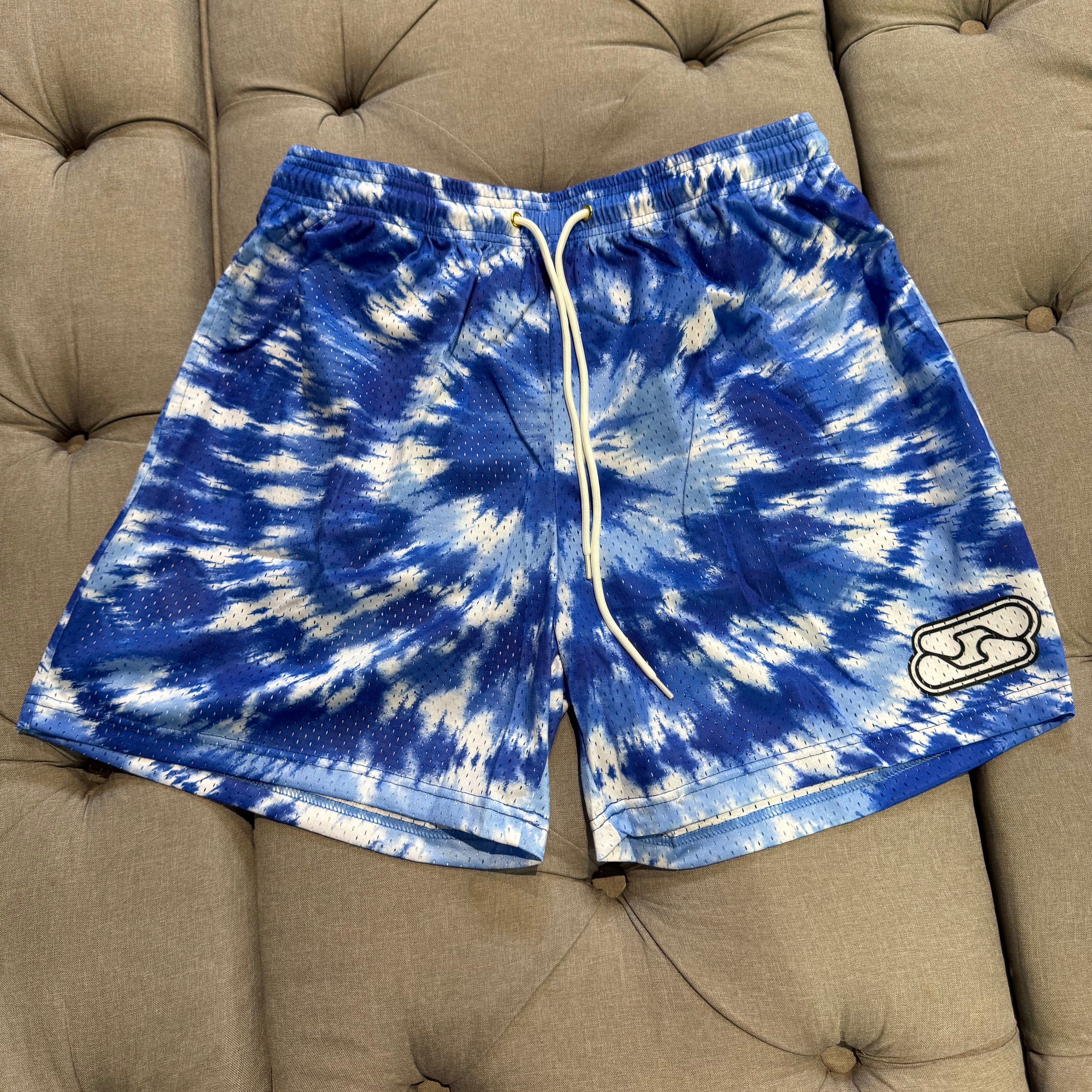 Sphera Mesh Shorts 'Blue Tie Dye' (Brand New)