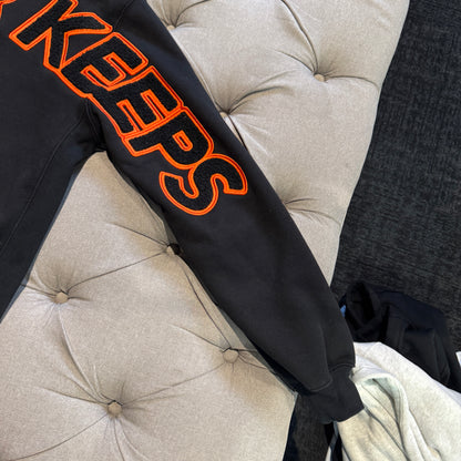 Geedup Play For Keeps Hoodie 'Black Orange' (Second hand)