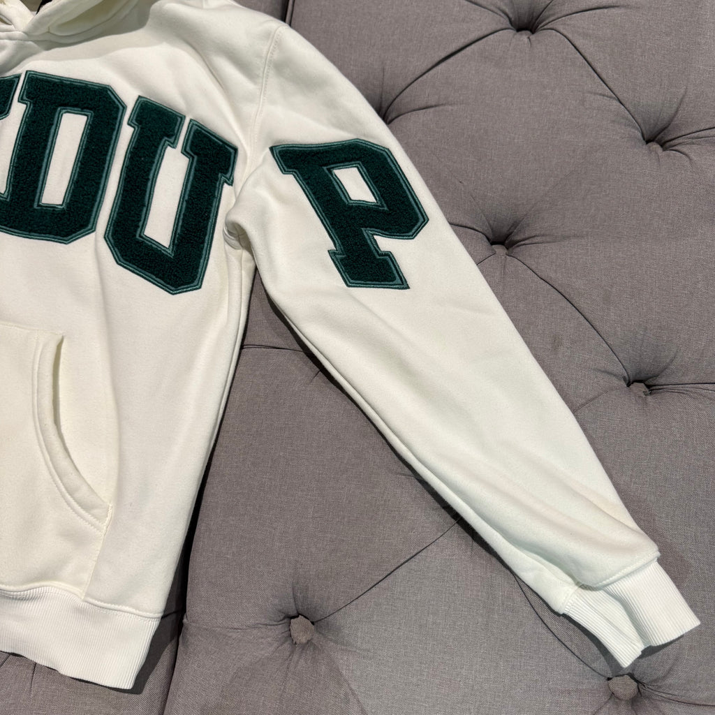 Geedup Team Logo Hoodie 'White Green' (Second hand)
