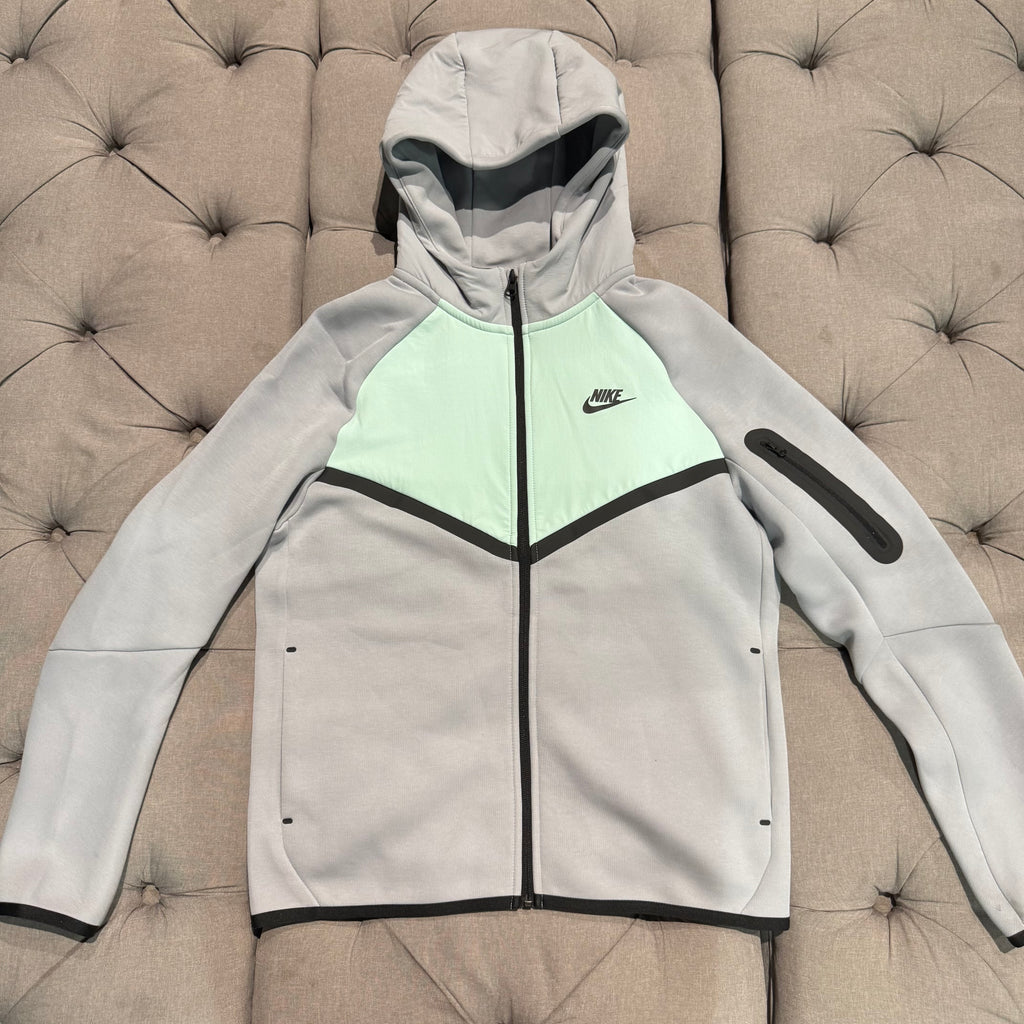 Nike Tech Fleece Jacket 'Grey Mint Green' (Second hand)