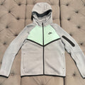 Nike Tech Fleece Jacket 'Grey Mint Green' (Second hand)