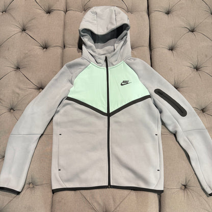 Nike Tech Fleece Jacket 'Grey Mint Green' (Second hand)