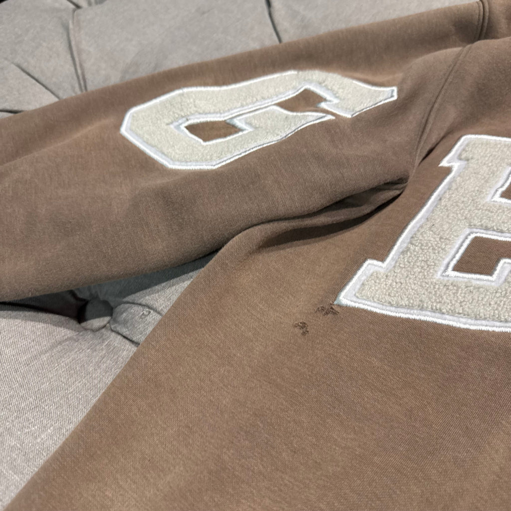 Geedup Team Logo Hoodie 'Brown Cream' (Second hand)