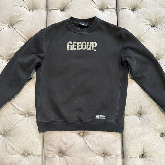 Geedup Always Neighbourhood Crewneck 'Black Grey' (Second hand)