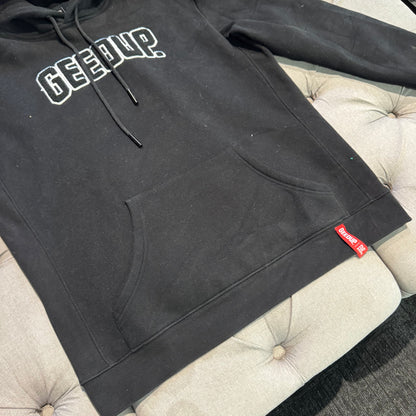 Geedup Play For Keeps Hoodie 'Black Black White' (Second hand)