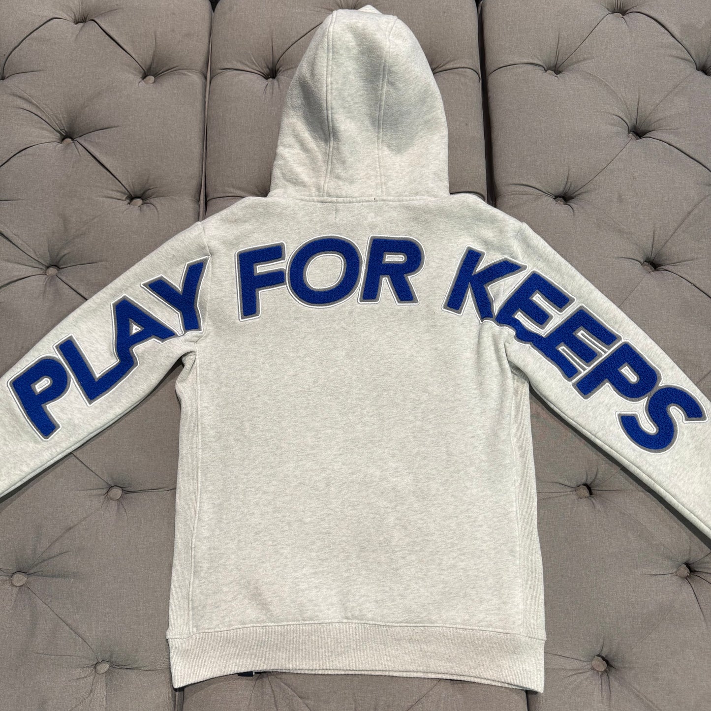 Geedup Play For Keeps Hoodie 'Marle White Blue' (Second hand)