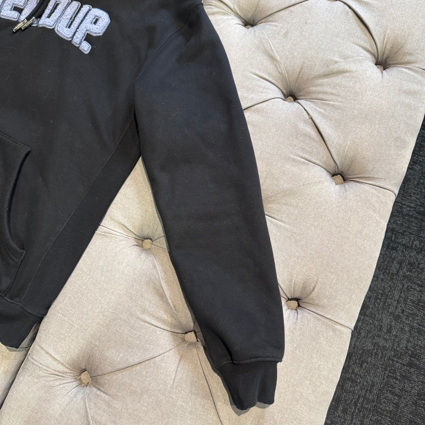 Geedup Play For Keeps Hoodie 'Black Lavender' (Second hand)