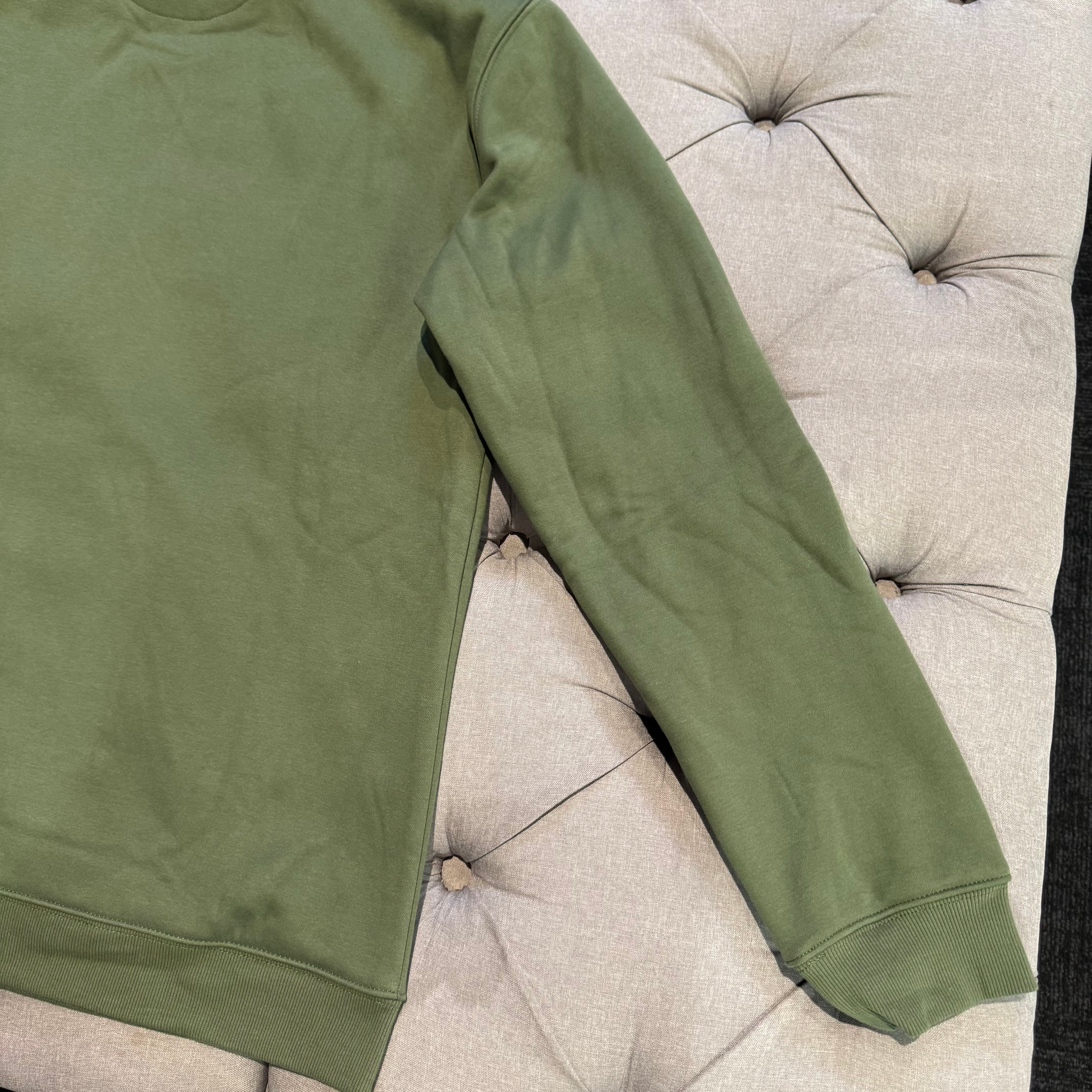 Geedup O/S Emblem Emboss Hoodie 'Military Green' (Second hand)
