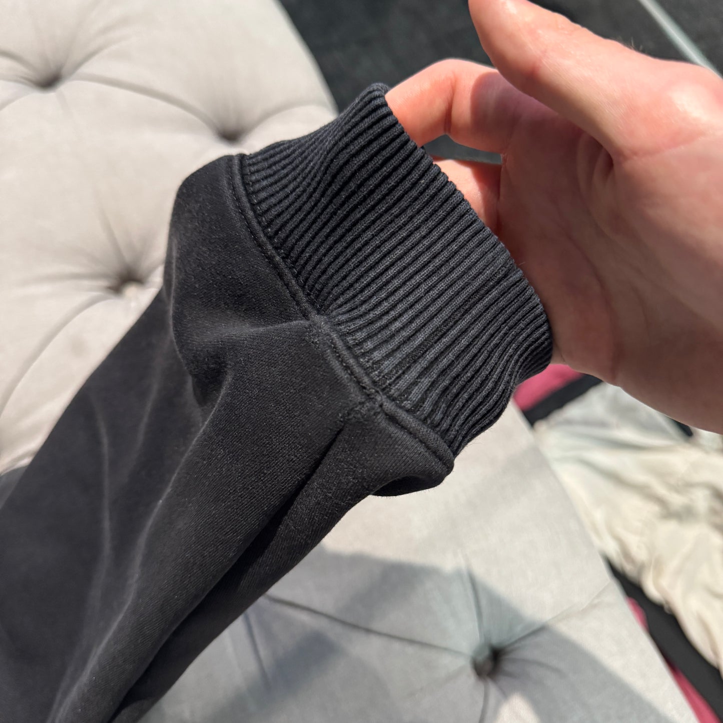 Geedup G Logo PFK Weave Crewneck 'Black' (Second hand)