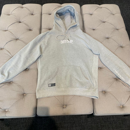 Geedup 10 Years In The Field Hoodie 'Grey White' (Second hand)