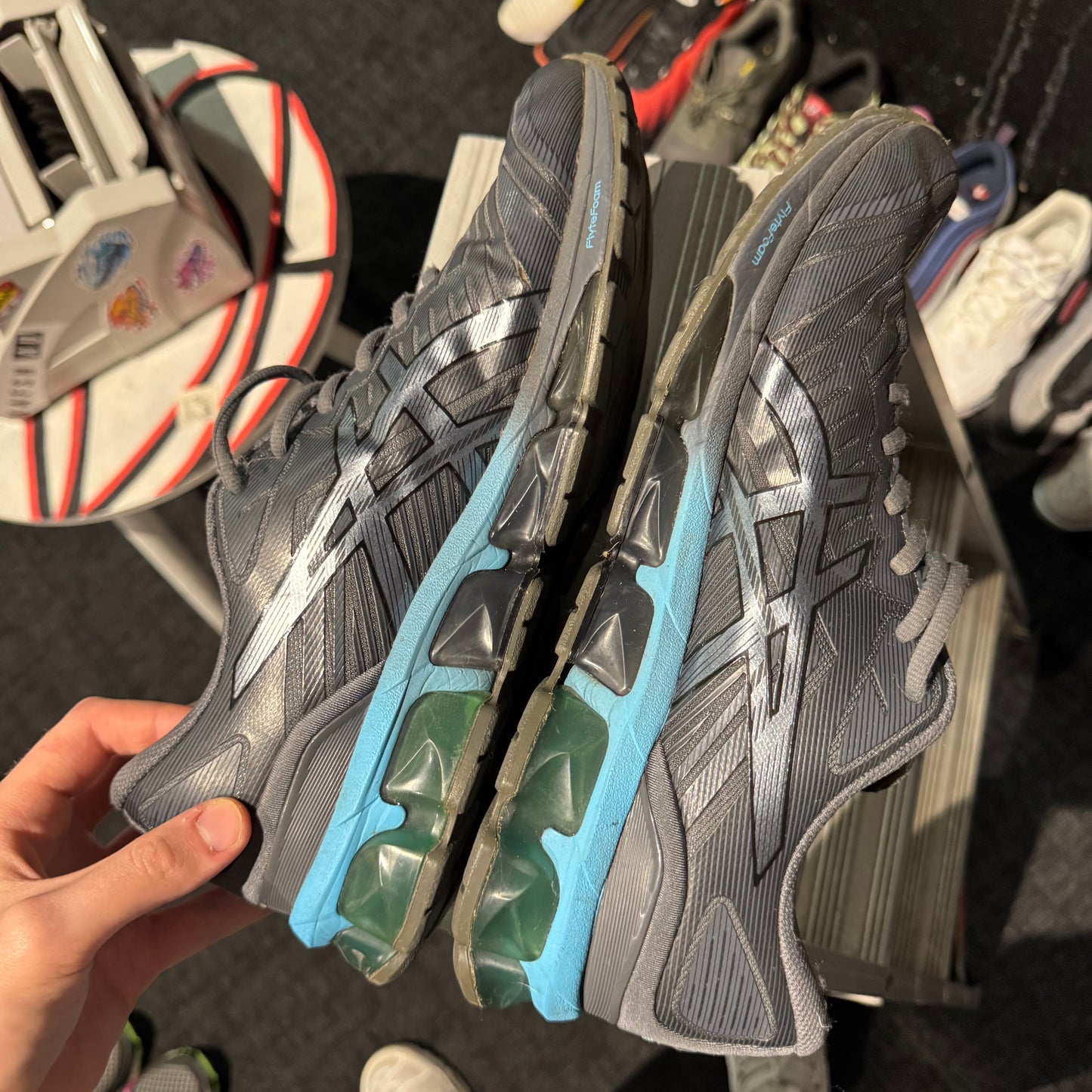 Asics Gel-Quantum 360 7 'Carrier Grey Black Blue' (Second hand)