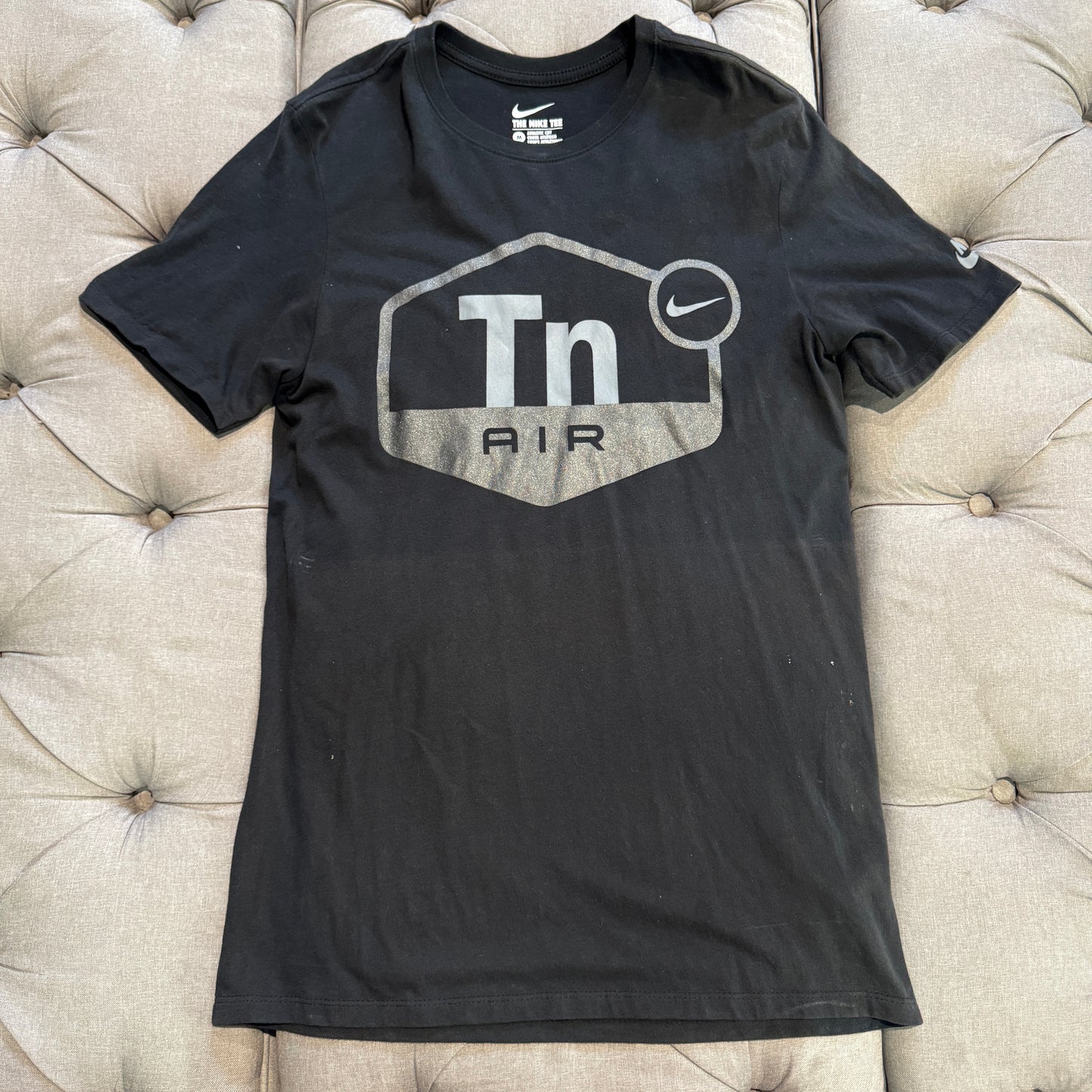 Nike Air Big Chest Logo T-Shirt 'Black' (Second hand)