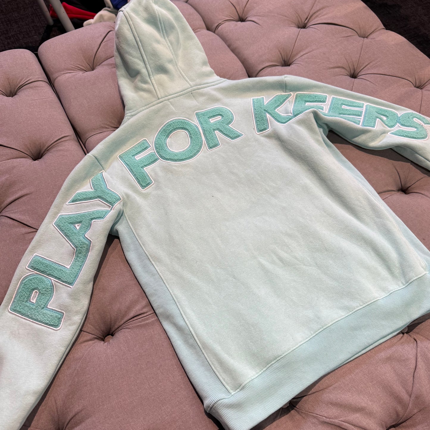 Geedup Play For Keeps Hoodie 'Teal' (Second hand)