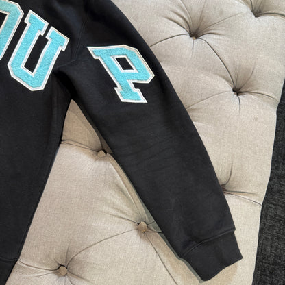 Geedup Team Logo Hoodie 'Black Baby Blue' (Second hand)
